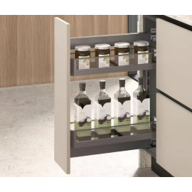 Modular Kitchen Multi Purpose Pull out Basket size 21x20x4,6,8 Inches 