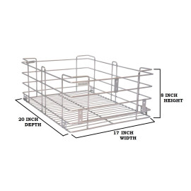 SS  202 Kitchen Basket Wire 5mm+3mm 6 pcs set
