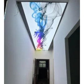 Scratch Fabric Celling with Lighting and Installation with 21 years warranty 
