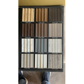 3D Charcoal Louver Wall Panel – Decorative Panel 12x120x2400mm