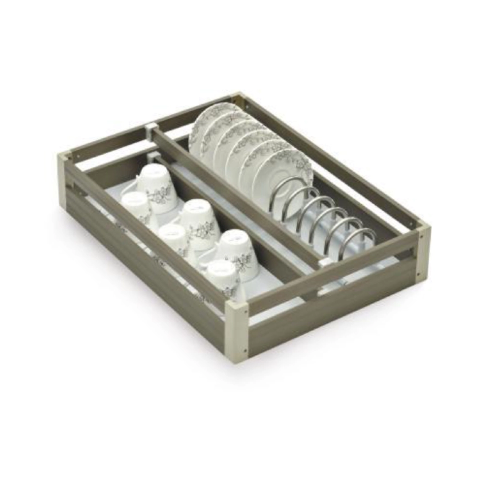  Aluminum Kitchen Basket Cup and Saucer 4 Inches 