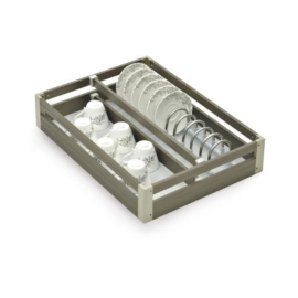  Aluminum Kitchen Basket Cup and Saucer 4 Inches 