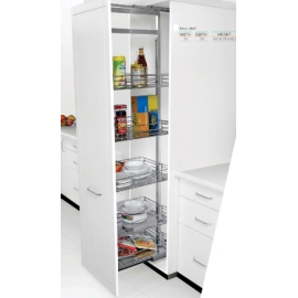 SS kitchen Basket 3 shelf pull out 21 Inches 