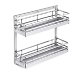 SS Luxury 304 Strip Kitchen Multi Purpose Pull out Basket 2 shelf and 3 Shelf