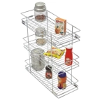 SS Pullout 3 Layer Basket Regular 21 inches