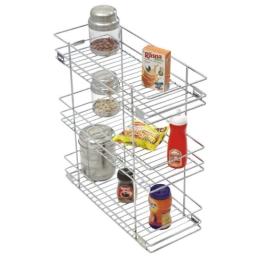 SS Pullout 3 Layer Basket Regular 21 inches